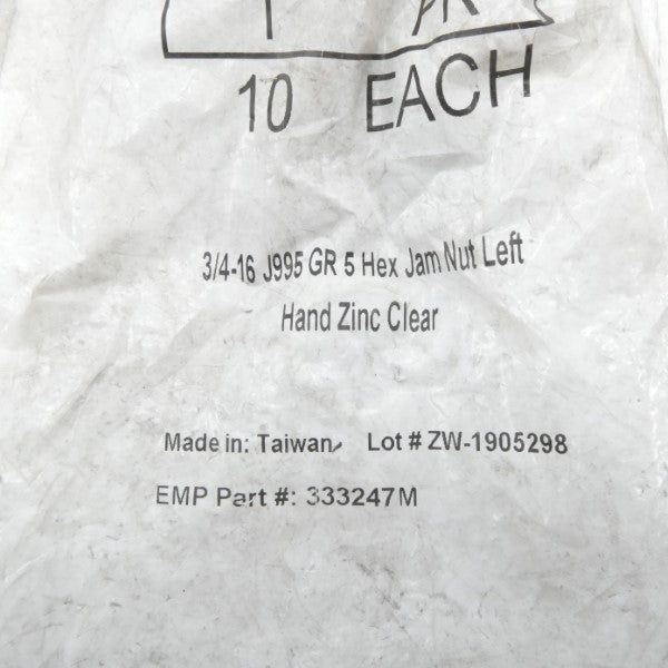 SPARE PART 333247M 3/4-16" (PKG OF 10) NSNP