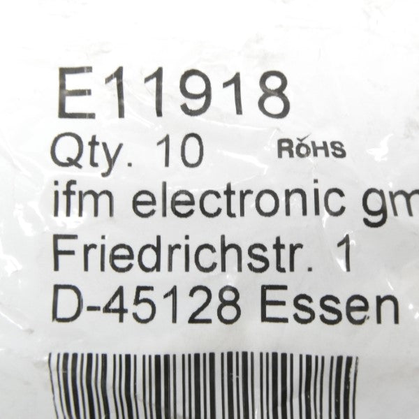 IFM EFECTOR E11918 (PKG OF 10) NSMP