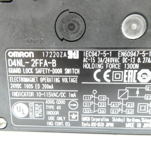 OMRON D4NL-2FFA-B 240VAC 3A NSMP