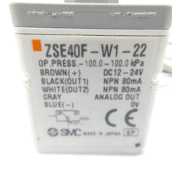 SMC ZSE40F-W1-22 12-24VDC NSMP