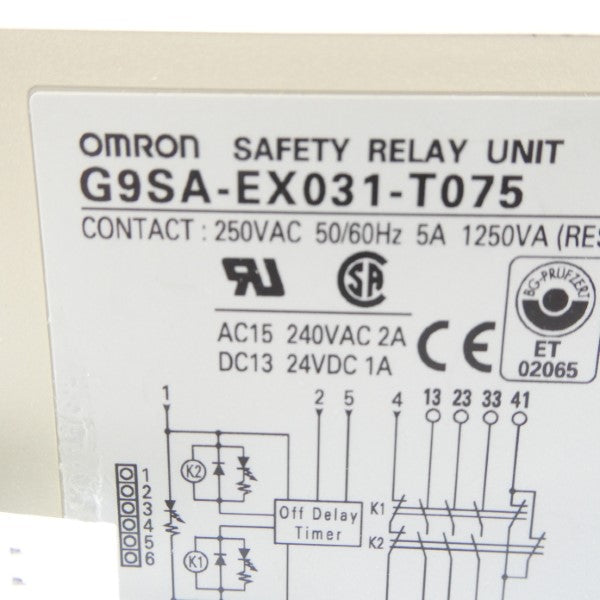 OMRON G9SA-EX031-T075 250VAC 5A NSMP