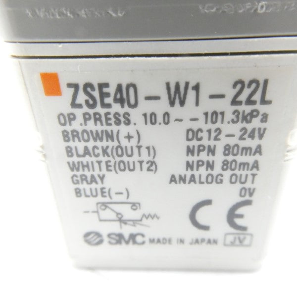 SMC ZSE40-W1-22L 12-24VDC NSMP