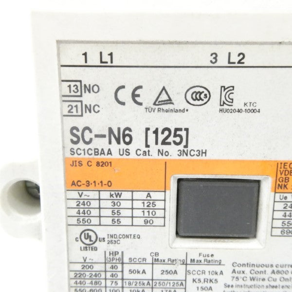 FUJI ELECTRIC 3NC3H SC-N6 200-250V 250A NSNP