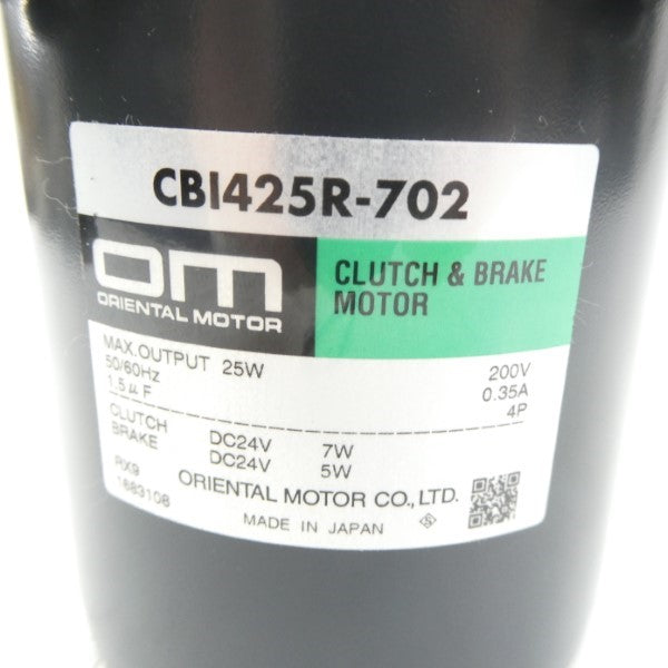 ORIENTAL MOTOR CBI425R-702 200V 0.35A NSNP