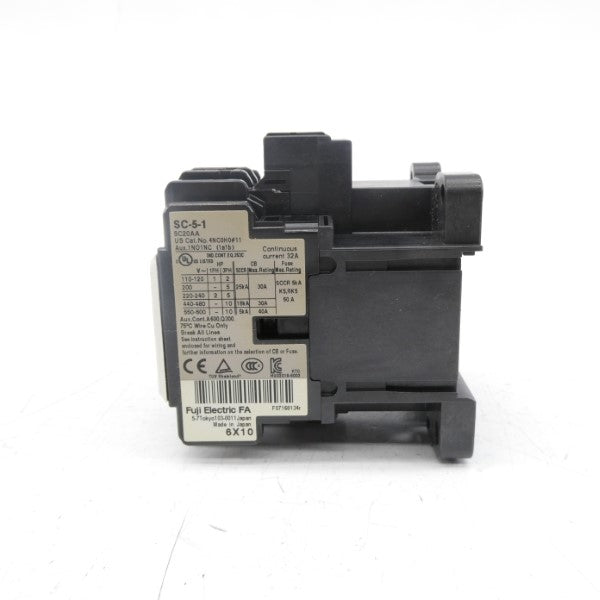FUJI LLECTRIC 4NC0H0111 SC-5-1 100-110/110-120V 30A NSMP