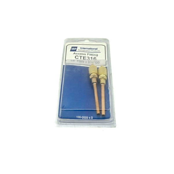 INTERNATIONAL REFRIGERATION PRODUCTS CTE316 1/4" (PKG OF 2) NSMP