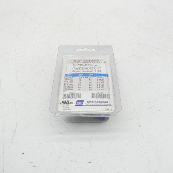 INTERNATIONAL REFRIGERATION PRODUCTS SLP2550 25/50PSI NSMP
