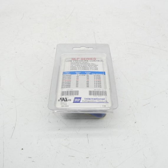INTERNATIONAL REFRIGERATION PRODUCTS SLP2550 25/50PSI NSMP