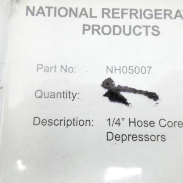 NATIONAL REFRIGERATION PRODUCTS NH05007 1/4" (PKG OF 6) NSMP