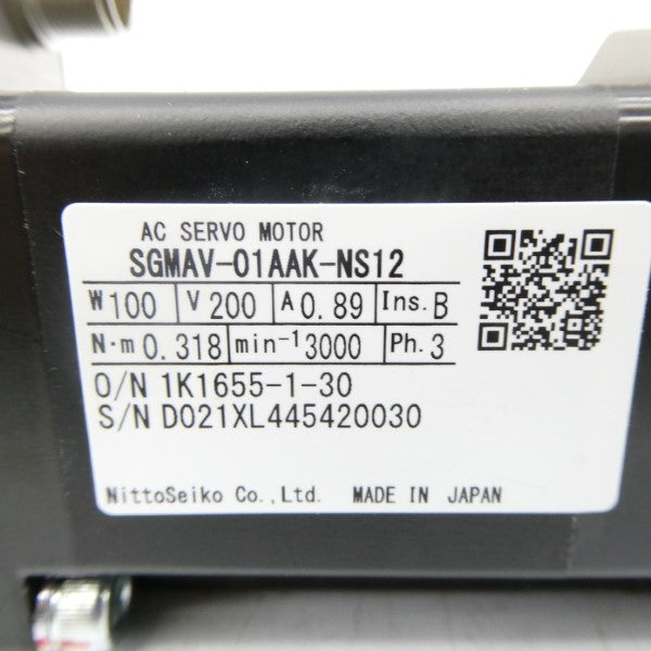 YASKAWA SGMAV-01AAK-NS12 200V 0.89A NSMP
