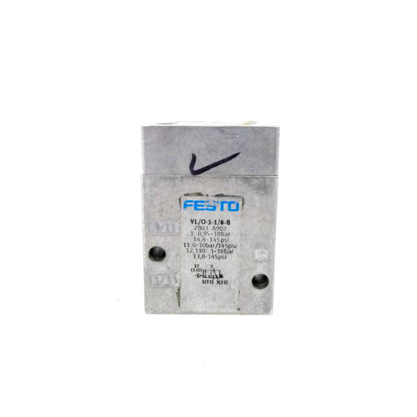 FESTO VL/O-3-1/8-B 7803 -14.4-145PSI NSNP