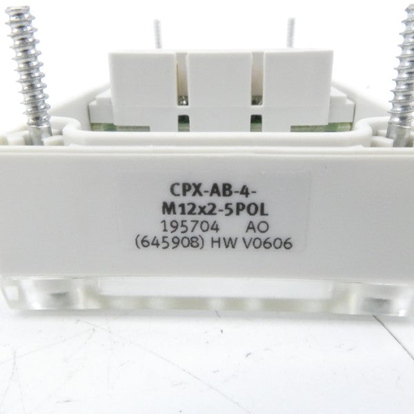 FESTO CPX-AB-4-M12X2-5POL 195704 NSMP