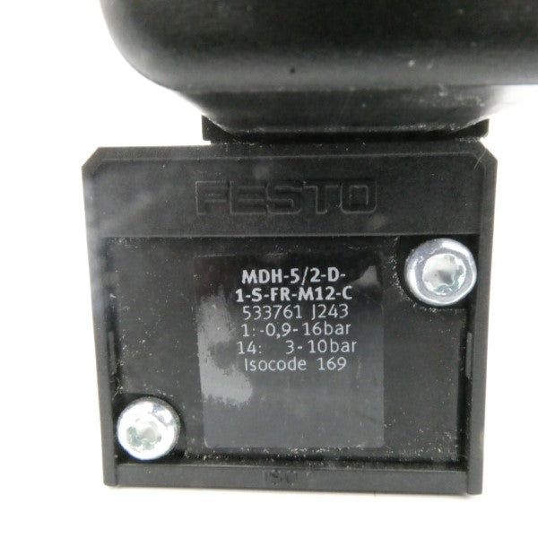 FESTO MDH-5/2-D-1-S-FR-M12-C 533761 24VDC NSNP