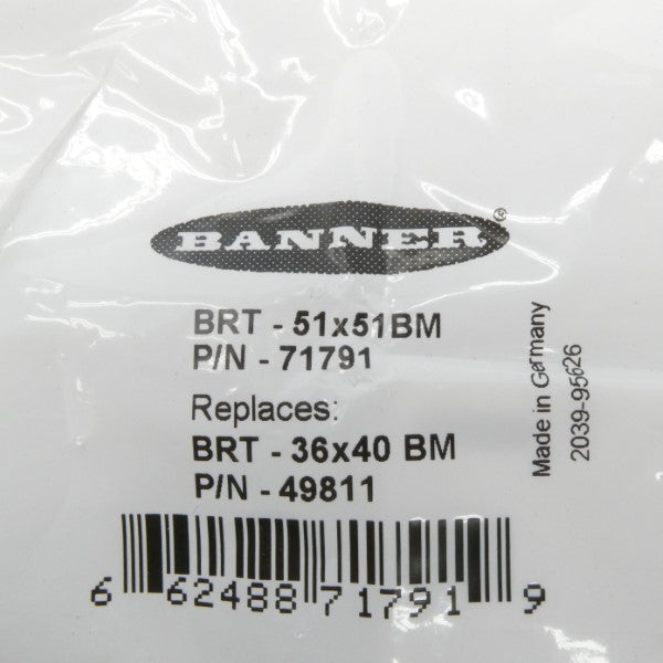 BANNER ENGINEERING BRT-51X51BM 71791 NSMP