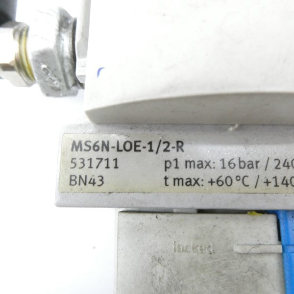 FESTO MS6N-LOE-1/2-R 531711 240PSI UNMP