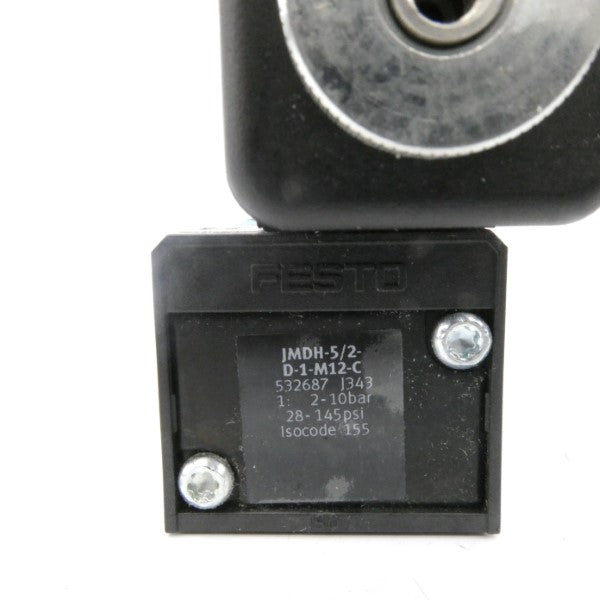 FESTO JMDH-5/2-D-1-M12-C 532687 24VDC 28-145PSI NSNP