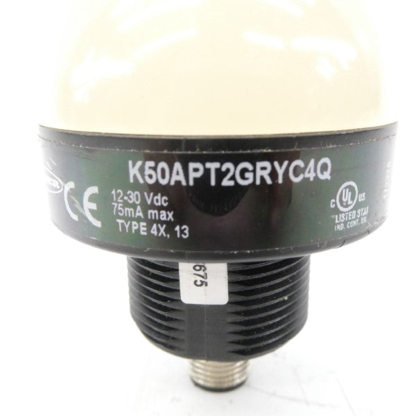 BANNER ENGINEERING K50APTGRYC4Q 12-30VDC NSNP