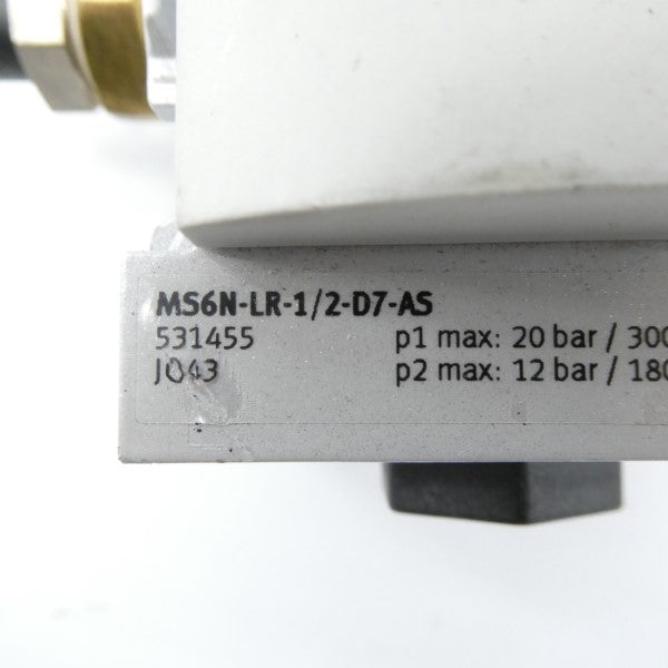FESTO MS6N-LR-1/2-D7-AS 531455 300PSI UNMP