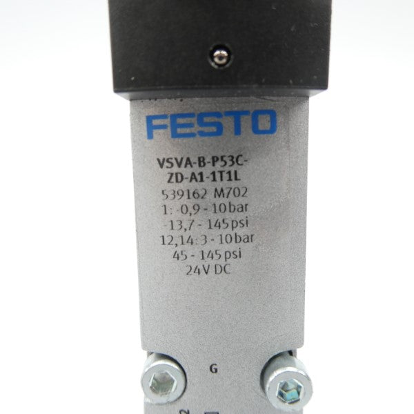 FESTO VSVA-B-P53C-ZD-A1-1T1L 539162 24VDC -13.7-145PSI NSMP