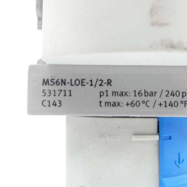 FESTO MS6N-LOE-1/2-R 531711 240PSI NSNP