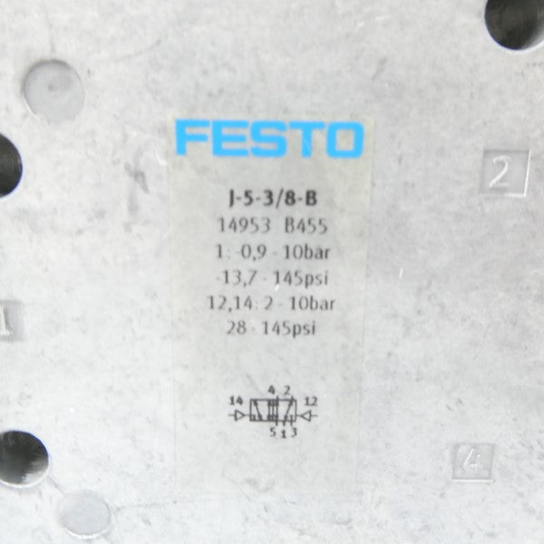 FESTO J-5-3/8-B 14953 -13.7-145PSI NSMP