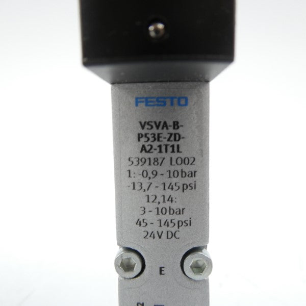 FESTO VSVA-B-P53E-ZD-A2-1T1L 539187 24VDC -13.7-145PSI NSMP