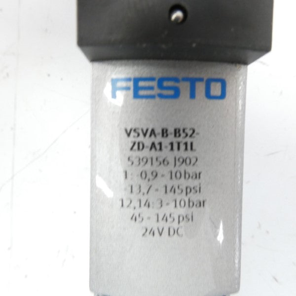 FESTO VSVA-B-B52-ZD-A1-1T1L 539156 24VDC -13,7-145PSI NSMP