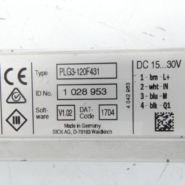 SICK PLG3-120F431 1028953 15-30VDC NSNP
