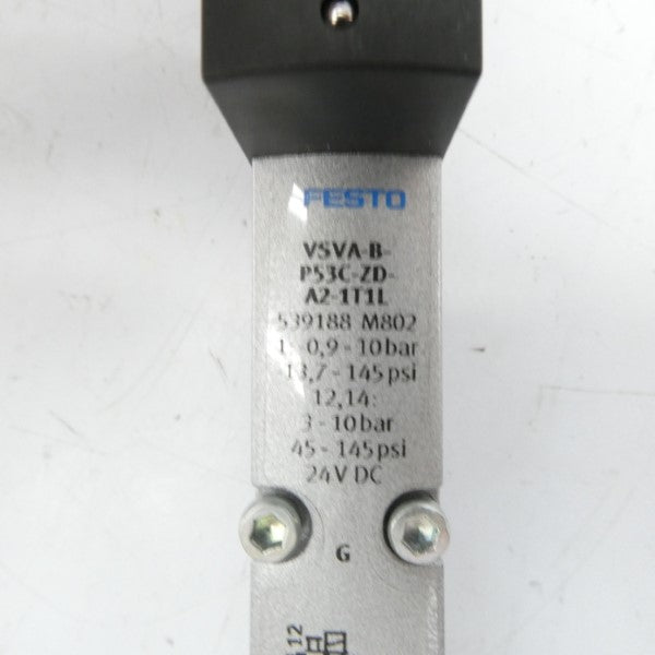 FESTO VSVA-B-P53C-ZD-A2-1T1L 539188 24VDC -13.7-145PSI NSMP