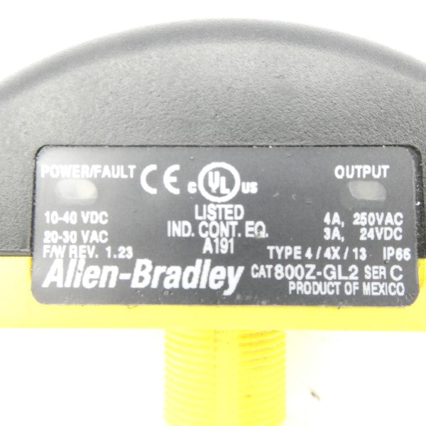 ALLEN BRADLEY 800Z-GL2 SER. C F/W 1.23 250VAC 4A NSNP