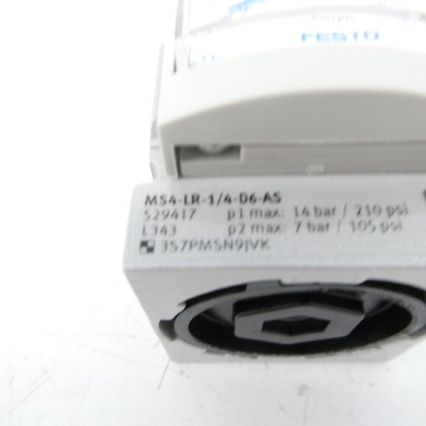 FESTO MS4-LR-1/4-D6-AS 529417 210PSI NSMP