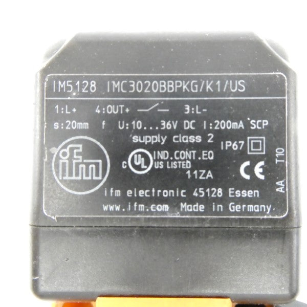 IFM EFECTOR IM5128 IMC3020BBPKG/K1/US 10-36VDC NSNP