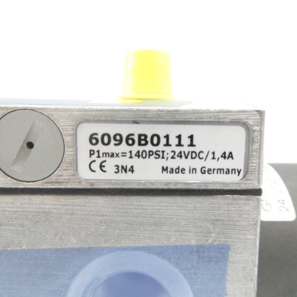 ASCO 6096B0111 24VDC 1.4A 140PSI NSNP