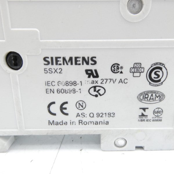 SIEMENS 5SX2-120-7 230/400V 20A UNMP