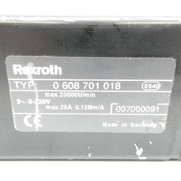 REXROTH 0608701018 230V 28A NSNP