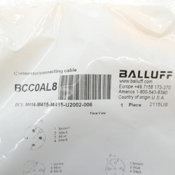 BALLUFF BCCM414-M415-M415-U2002-006 BCC0AL8 250V 4A NSMP