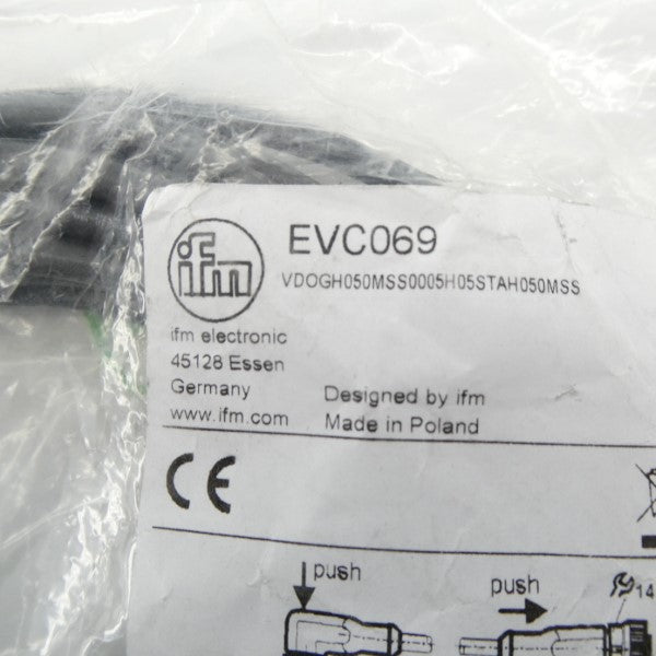 IFM EFECTOR EVC069 VDOGH050MSS0005H05STAH050MSS 60VAC/DC NSMP