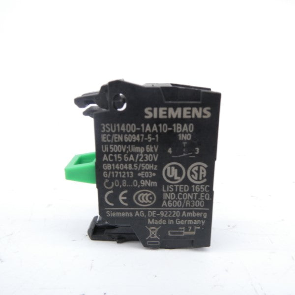 SIEMENS 3SU1400-1AA10-1BA0 230V 6A NSNP