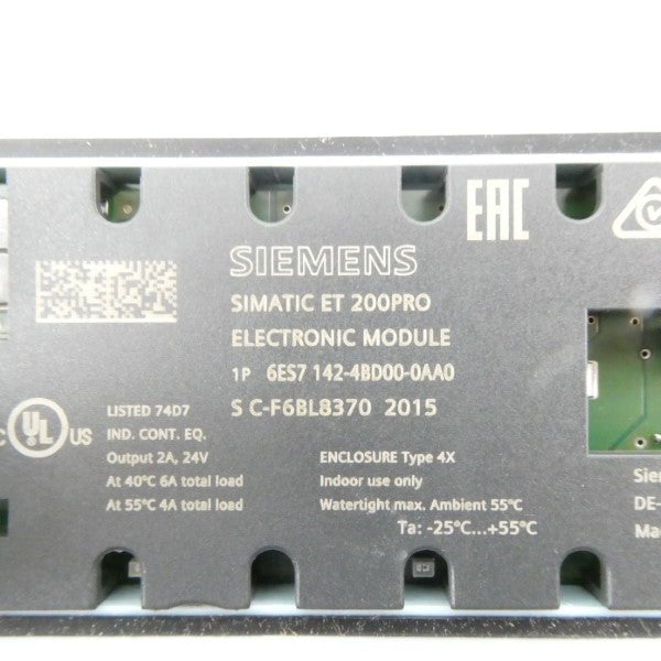SIEMENS 6ES7142-4BD00-0AA0 24VDC 2.0A NSMP