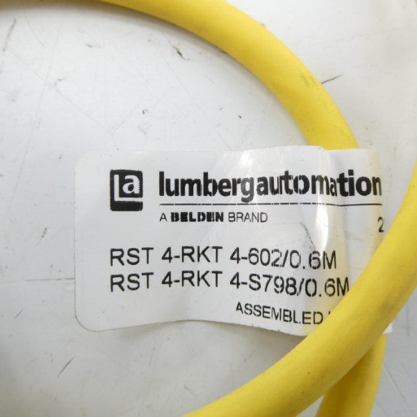 LUMBERG AUTOMATION RST4-RKT4602/0.6M RST4-RKT4-S798/0.6M 250V 4A NSNP