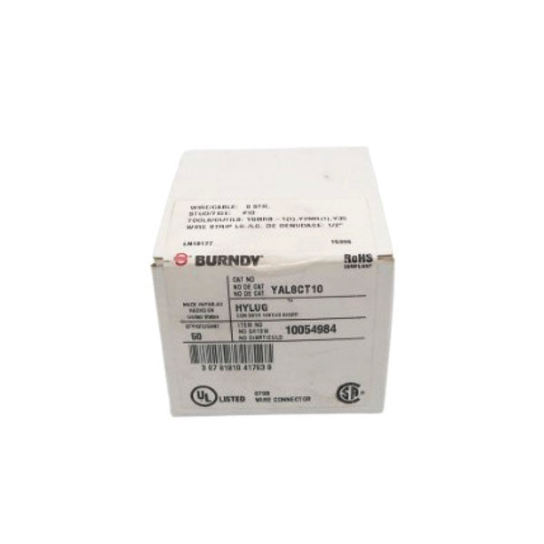 BURNDY YAL8CT10 (PKG OF 50) NSFS