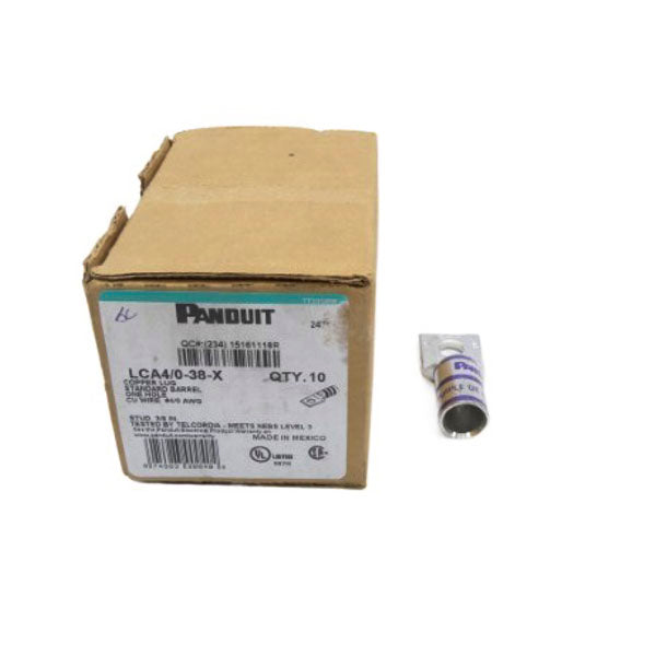 PANDUIT LCA4/0-38-X (PKG OF 10) NSMP