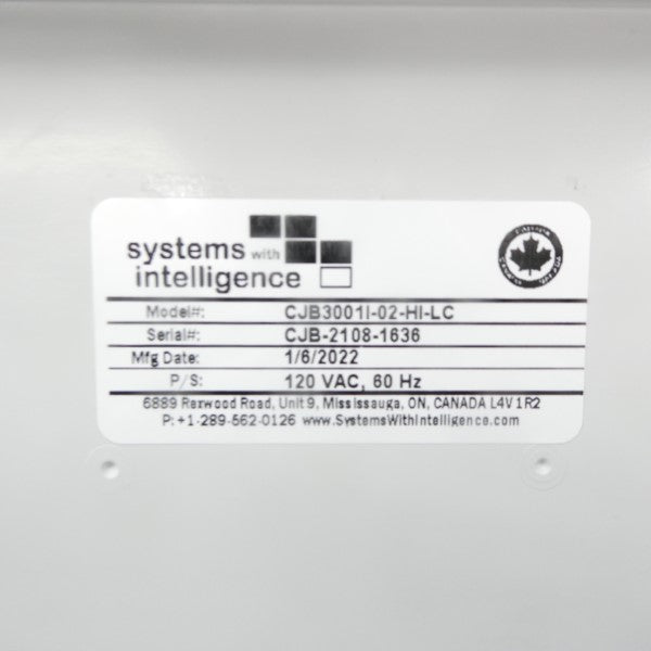 SYSTEMS INTELLIGENCE CJB3001I-02-HI-LC 120VAC NSNP