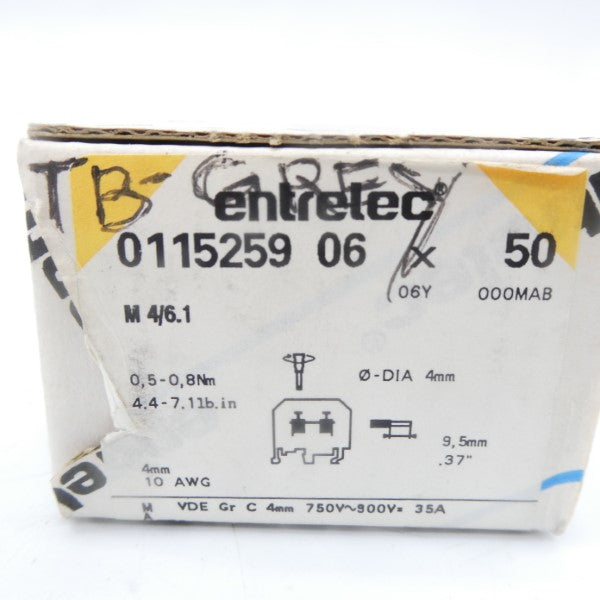 ENTRELEC 011525906 (PKG OF 50) NSFS