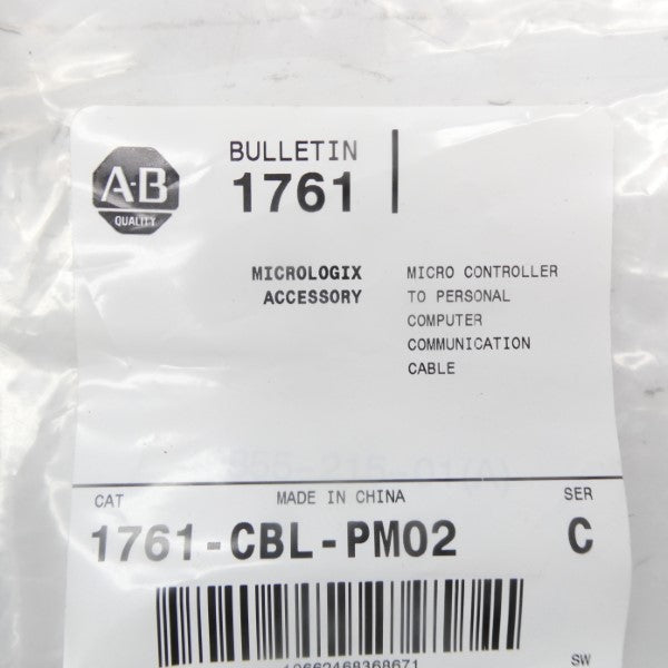 ALLEN BRADLEY 1761-CBL-PM02 SER. C NSMP