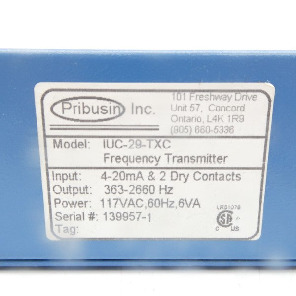 PRIBUSIN IUC-29-TXC 117VAC NSNP