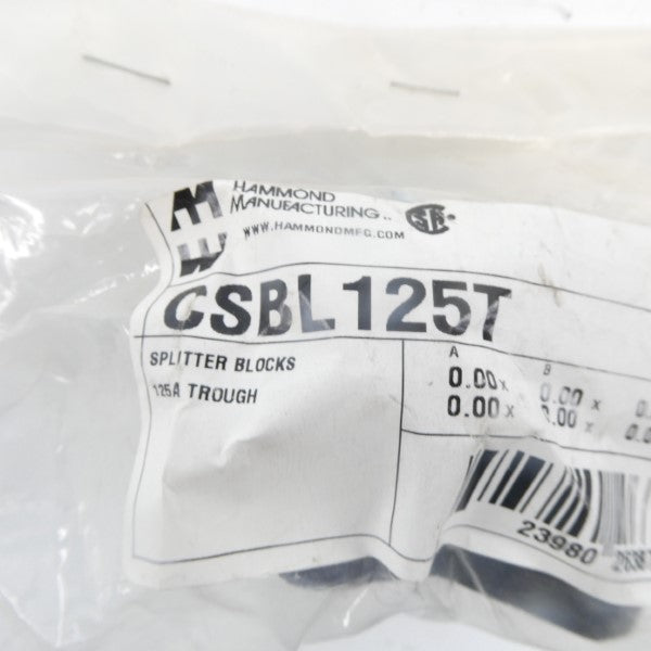 HAMMOND MANUFACTURING CSBL125T 125A NSMP