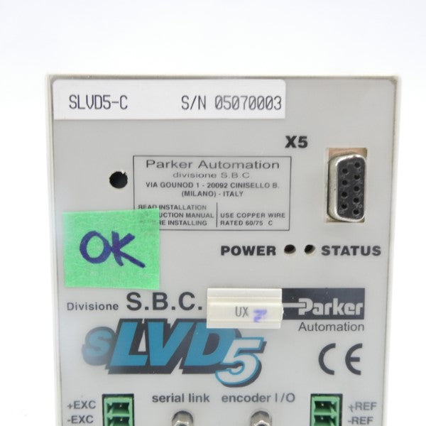PARKER SLVD5-C UNMP