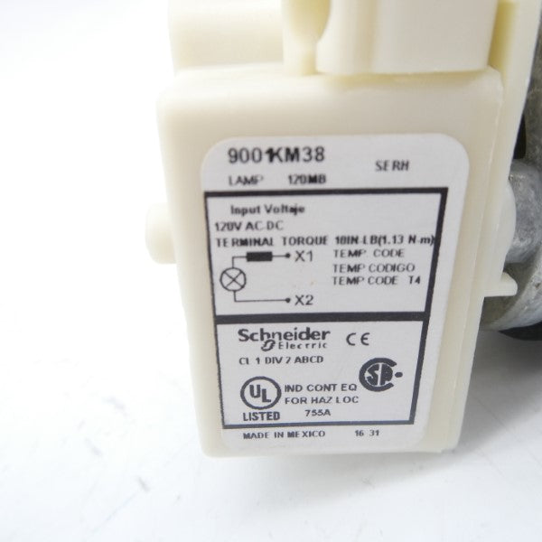 SCHNEIDER ELECTRIC 9001KP38W9 SER. J 120VAC/DC NSMP