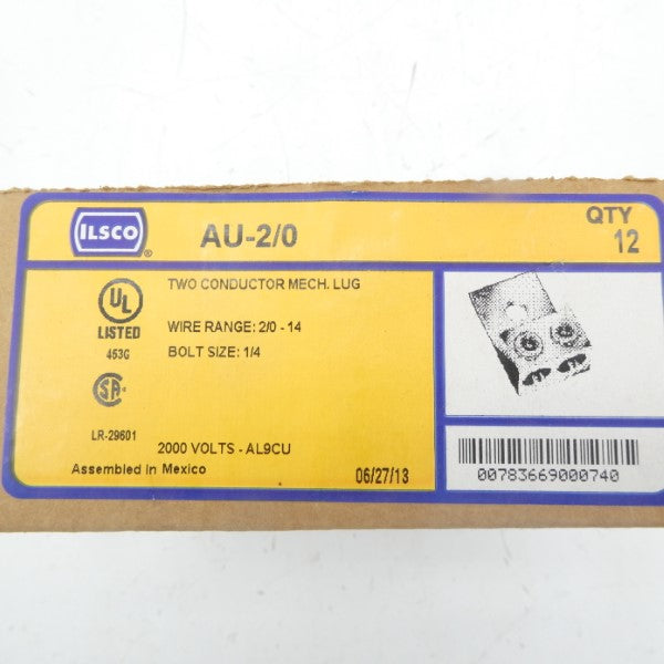 ILSCO AU-2/0 2000V (PKG OF 12) NSFS
